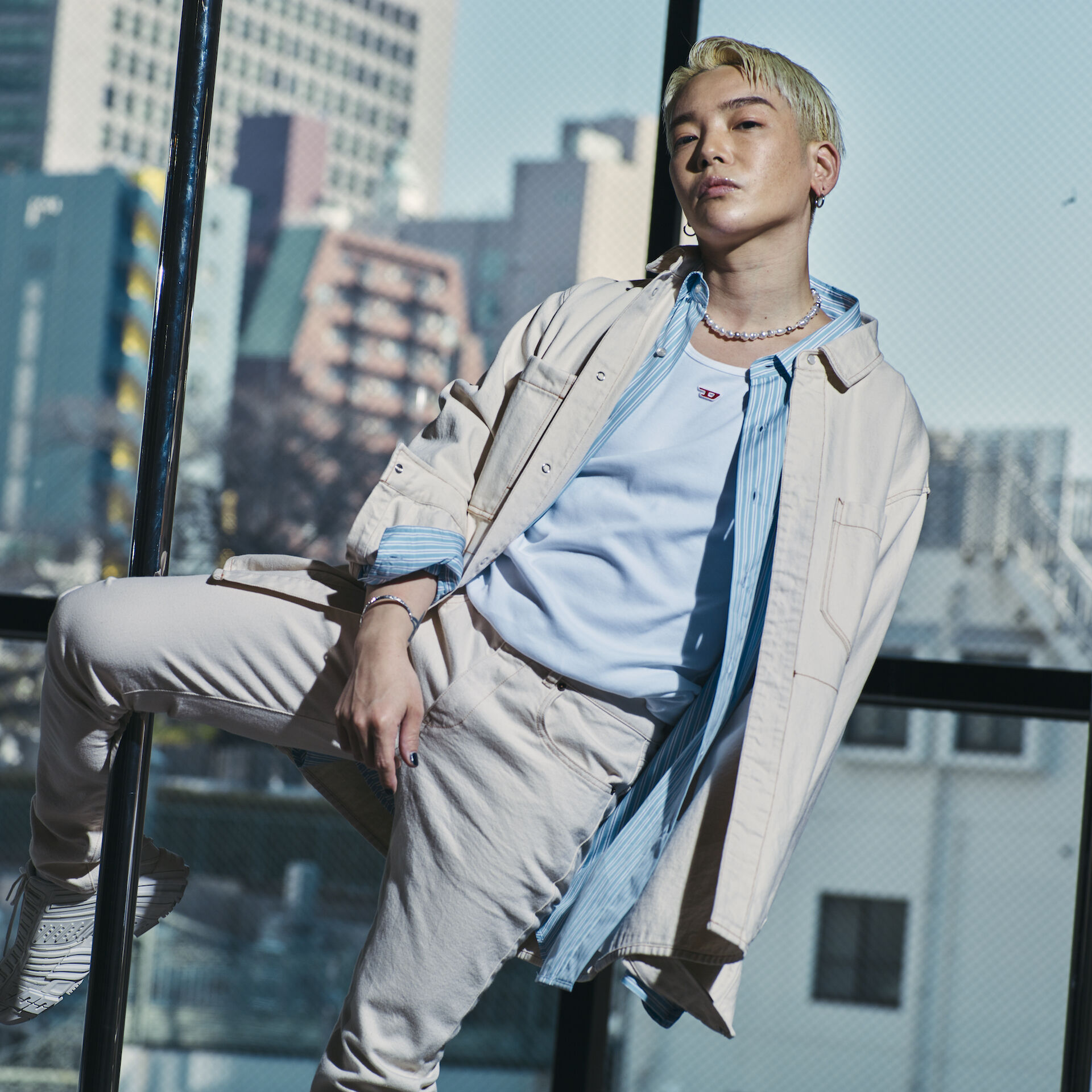 新品　DIESEL ディーゼル　パテント　セットアップ DIESEL ディーゼル セットアップ メンズ 上下セット ジャージ